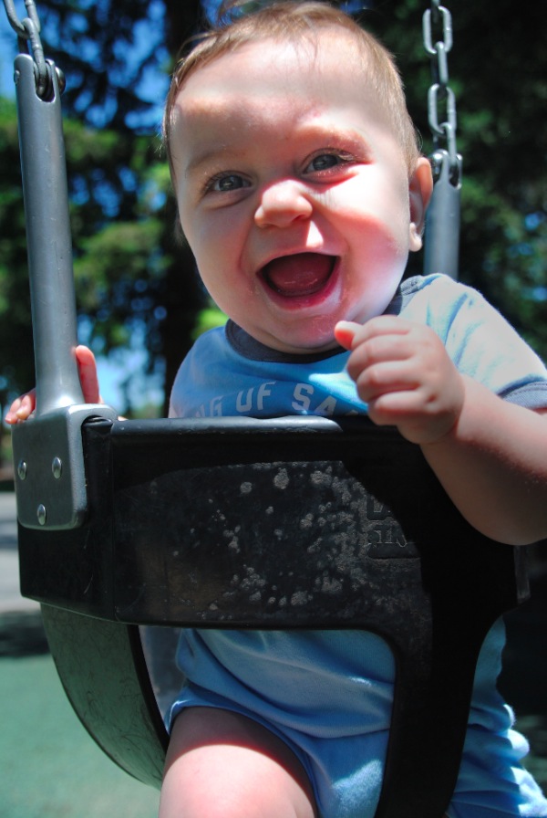 Jack on the swings